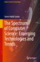 „The Spectrum of Computer Science: Emerging Technologies and Trends“, abstrakte Linien und Punkte auf farbigem Hintergrund., Buch