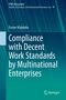 Der Text lautet: "Compliance with Decent Work Standards by Multinational Enterprises". Oben: "Foster Maluleke". Unten rechts ist ein Logo., Buch