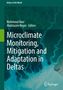 Titel: "Microclimate Monitoring, Mitigation and Adaptation in Deltas". Namen: Mahmoud Nasr, Abdelazim Negm. Darunter ein Flussdelta., Buch