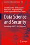 „Data Science and Security“, Autoren Samiksha Shukla et al., Springer-Verlag. Rotes Cover mit Netzwerkmuster., Buch