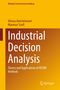 "Industrial Decision Analysis" Buchcover in Gelb und Braun. Autor: Alireza Amirteimoori, Mansour Soufi. Logo Springer., Buch