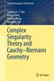 „Complex Singularity Theory and Cauchy–Riemann Geometry“ von Stephen S.-T. Yau und anderen, mit blau-gelbem Design., Buch