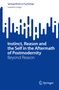 "Instinct, Reason and the Self in the Aftermath of Postmodernity: Beyond Reason". Abstrakte blaue und weiße Grafik., Buch