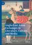 Text: „Anglo-East Asian Exchanges in Literature, Culture, and Media. Edited by Eva-Maria Windberger, Judith Neder.“  
Illustration: Eine Person auf einem Pferd, ein Mann daneben, Berg im Hintergrund., Buch
