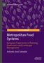 "Metropolitan Food Systems" von Antonio José Salvador. Lila Hintergrund mit stilisierten Blättern., Buch