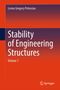 Text: "Levon Gregory Petrosian", "Stability of Engineering Structures", "Springer". Roter Hintergrund mit einem Logo unten., Buch