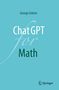 "ChatGPT for Math" von George Grätzer, blaues Cover mit Springer-Logo unten rechts., Buch