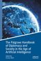 „The Palgrave Handbook of Diplomacy and Society in the Age of Artificial Intelligence“, Erman Akıllı. Illustration: Erdkugel mit Netzwerk., Buch