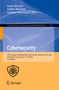 Titel: Cybersecurity. Konferenz in Darmstadt, Juni 2026. Unten ein Springer-Logo, oben blaue digitale Hintergrundgrafik., Buch