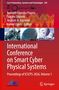 Titel: "International Conference on Smart Cyber Physical Systems". Darunter drei technische Bilder, links ein Logo., Buch