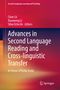 Titel: "Advances in Second Language Reading and Cross-linguistic Transfer" vor farbigem, gradientem Hintergrund., Buch