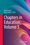 „Chapters in Education: Volume 3“. Bunte, fließende Farbverläufe im Hintergrund. Springer-Logo unten., Buch