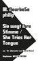 M. Nourbese Philip: Sie kostet ihre Zunge, leise bricht ihr Schweigen. She Tries Her Tongue / Her Silence Softly Breaks, Buch