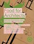 Food for Architects, Buch