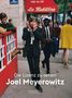„Die Lizenz zu sehen, Joel Meyerowitz.“ Menschen auf der Straße in verschiedenen Outfits, ein Hund schaut durch ein Geländer.