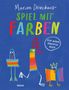 "Marion Deuchars, Spiel mit Farben, Ein Midas Kreativ Buch" mit bunten, stilisierten Vogelillustrationen auf blauem Hintergrund.