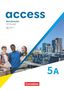 "access Wordmaster mit Lösungen 5A", Bild mit Jugendlichen und einer Stadtansicht, Logo "Cornelsen"., Buch