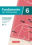 Fundamente der Mathematik 6. Schuljahr. Baden-Württemberg - Arbeitsheft zum Schulbuch mit Medien und Lösungen, Buch