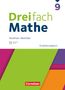 Dreifach Mathe 9. Schuljahr Erweiterungskurs. Nordrhein-Westfalen - Schulbuch mit digitalen Hilfen, Erklärfilmen und Wortvertonungen, Buch