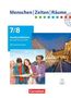 Menschen | Zeiten | Räume. 7/8 Gesellschaftslehre. Vier lachende Kinder, Glaspyramide beim Louvre. Cornelsen-Logo unten., Buch
