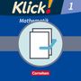 Silke Burkhart: Klick! Mathematik. Bd. 1 Arbeitsbücher Teil 1 und 2. Westliche Bundesländer, Buch