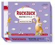"Ruckzuck MATHE SPIELE. Rechnen bis 100. 24 Übungsspiele. 5–15 min." Ein Erdmännchen mit einer Zahl auf dem Bauch., Diverse