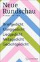 Neue Rundschau 2025/4, Buch