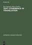 Klaus Schubert: Text Coherence in Translation, Buch