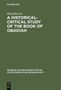 Ehud Ben Zvi: A Historical-Critical Study of the Book of Obadiah, Buch