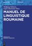 : Manuel de linguistique roumaine, Buch