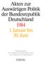 Akten zur Auswärtigen Politik der Bundesrepublik Deutschland, Akten zur Auswärtigen Politik der Bundesrepublik Deutschland 1984, Buch