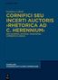 Gualtiero Calboli: Cornifici seu Incerti Auctoris >Rhetorica ad C. Herennium<, Buch,Buch,Buch
