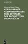 Albrecht Daniel Thaer: Versuch einer Ausmittelung des Rein-Ertrages der productiven Grundstücke, Buch
