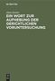 Alois Zucker: Ein Wort zur Aufhebung der gerichtlichen Voruntersuchung, Buch