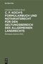 Christian Friedrich Koch: C. F. Koch's Formularbuch und Notariatsrecht für den Geltungsbereich des Allgemeinen Landrechts, Buch