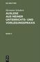 Hermann Schubert: Auslese aus meiner Unterrichts- und Vorlesungspraxis, Band 3, Buch