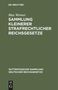 Max Werner: Sammlung kleinerer strafrechtlicher Reichsgesetze, Buch