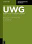 "UWG Band 3 §§ 8-20; § 23 GeschGehG; Register. Herausgegeben von Karl-Nikolaus Peifer. 4. Auflage 2026." Großer weißer Text auf grünem Hintergrund. Oben links: "DE GRUYTER"., Buch