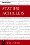 Oben steht "DE GRUYTER", darunter in Weiß auf Rot "STATIUS ACHILLEIS". Unten links "DE G" und rechts "TVSCVLVM" auf Rot., Buch