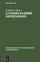 Johannes Meyer: Luthers kleiner Katechismus, Buch