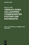 Martin Ohm: Arithmetik, Algebra und Analysis, Buch