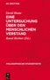 David Hume: Eine Untersuchung über den menschlichen Verstand, Buch