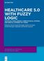 "Healthcare 5.0 with Fuzzy Logic", blaue und lila Bereiche, kleines Logo unten links., Buch