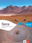 „Terra“, Erdkunde I Einführungsphase mit Medien, Oberstufe, Niedersachsen. Wüstenlandschaft, Solarkraftwerk, Klett-Logo., 1 Buch und 1 Diverse