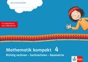 : Mathematik kompakt 4. Richtig rechnen - Sachrechnen - Geometrie. Übungsheft mit Erklärfilmen Klasse 4, Buch