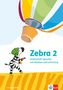 Zebra 2. Arbeitsheft Sprache in Grundschrift mit eTraining Klasse 2, 1 Buch und 1 Diverse