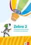 Zebra 2. Arbeitsheft Sprache Förderheft mit eTraining Klasse 2, Buch