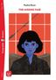 Titel: "THE MISSING VASE"; links: "Young Adult Readers", "Audio Files". Illustration: Person mit blauem Gesicht vor rotem Hintergrund., Buch