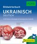 "Bildwörterbuch Ukrainisch-Deutsch. 16.000 Wörter & Wendungen. Rote Ostereier mit weißen Blumenmustern. PONS Logo oben rechts."