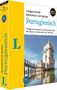 "Langenscheidt Sprachkurs mit System: Portugiesisch" mit Belem-Turm und blauem Himmel. Gelbe Buchrückseite., Buch